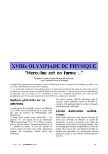 XVIIIe OLYMPIADE DE PHYSIQUE