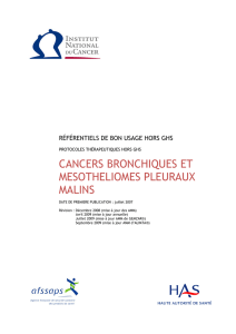 RBU cancers bronchiques