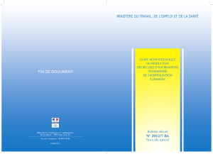 Guide méthodologique - Ministère des Affaires sociales et de la Santé