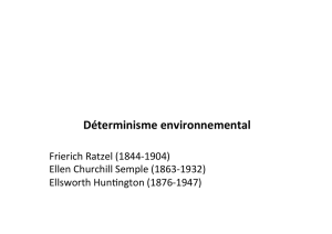 Déterminisme environnemental