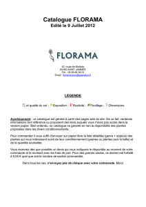 Catalogue FLORAMA