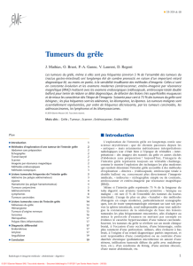 Tumeurs du grêle