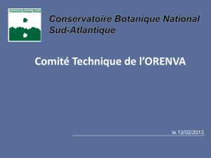 Les Conservatoires Botaniques Nationaux