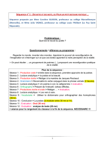 Séquence proposée par Mme Caroline GUIDON, professeur au