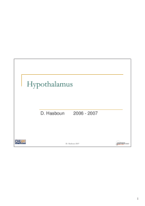 Hypothalamus - CHUPS – Jussieu