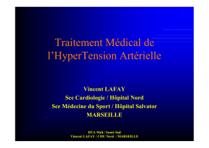 Traitement médical de l`hypertension artérielle