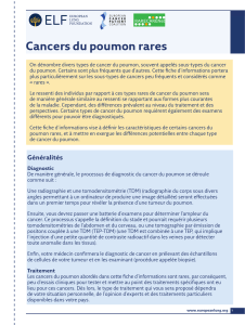 Cancers du poumon rares - European Lung Foundation