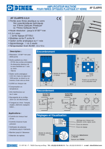 amplificateur multivoie pour fibres optiques