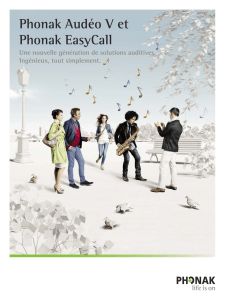 Phonak Audéo V et Phonak EasyCall