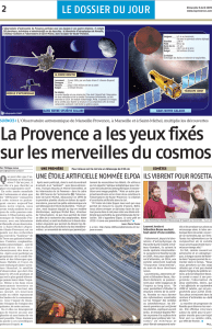 La Provence du 05/04/09 - Observatoire de Haute