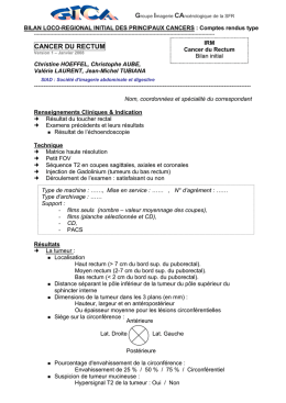 compte-rendu opératoire standardisé