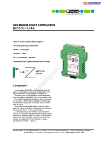 Séparateur passif configurable MCR-CLP-UI-I-4