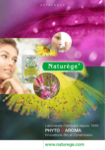 Catalogue - Naturège