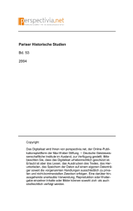 Pariser Historische Studien Bd. 53 2004