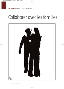 Collaborer avec les familles - Institut universitaire en santé mentale