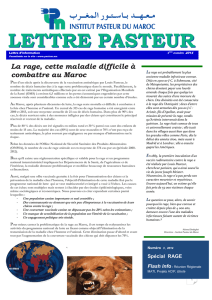 Lettre 3 - Institut Pasteur du Maroc