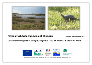 Fiches Habitats, Espèces et Oiseaux - Pôle