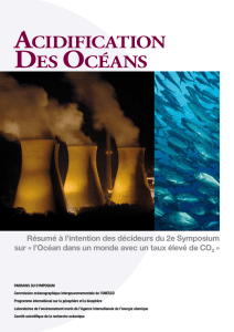 acidification des océans