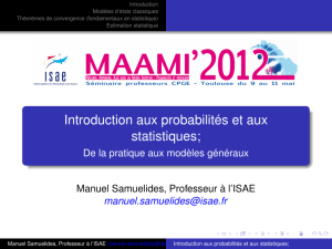 Introduction aux probabilités et aux statistiques