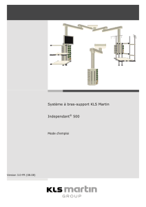 Système à bras-support KLS Martin Independant® 500