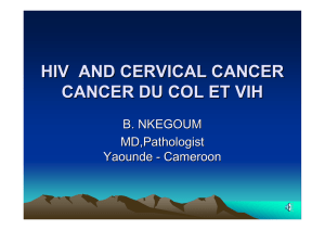 Cancer du col et VIH