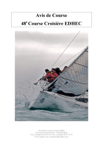 Avis de Course 48 Course Croisière EDHEC