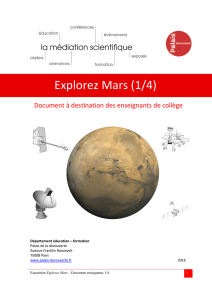 Explorez Mars (1/4) - Palais de la découverte