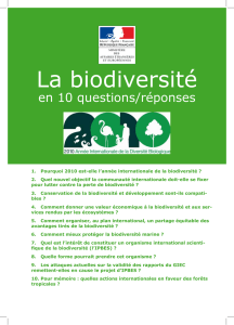 La biodiversité - France Diplomatie