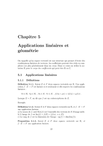 Ch5: Algèbre linéaire et géométrie - IMJ-PRG