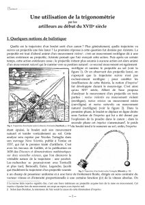 Une utilisation de la trigonométrie