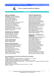 Prise en charge des plaies aux urgences – texte court