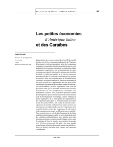 Les petites économies d `Amérique latine et des Caraïbes