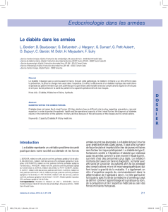 Le diabète dans les armées - École du Val-de