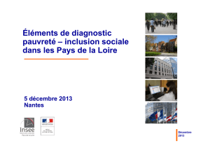 Diagnostic INSEE - DRDJSCS des Pays de la Loire