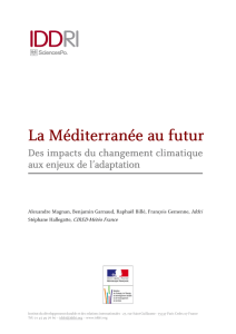 La vulnérabilité des territoires littoraux face au Changement