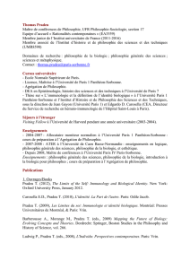 Consultez le CV de Thomas PRADEU - Université Paris