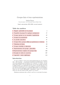 Groupes finis et leurs représentations - IMJ-PRG