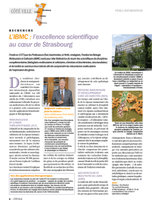L`IBMC : l`excellence scientifique au cœur de Strasbourg