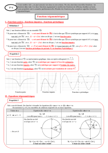 Fonctions trigonométriques - Dellac