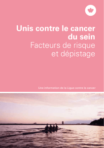 Les facteurs de risque du cancer du sein
