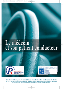 Le médecin et son patient conducteur - Droit