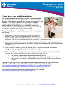 Des enfants en santé - Alberta Health Services