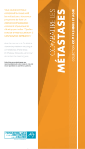métastases - Fondation ARC
