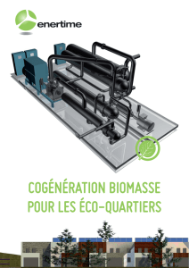 Solution de cogénération biomasse pour les écoquartiers