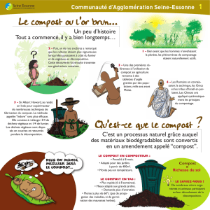 Compost = Richesse du sol - Communauté d`Agglomération Seine