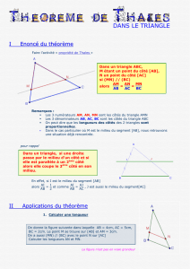 dans le triangle - college