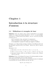 Introduction à la structure d`anneau - IMJ-PRG