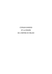 CYPRIAN NORWID ET LA PENSÉE DE L`EMPIRE DU MILIEU