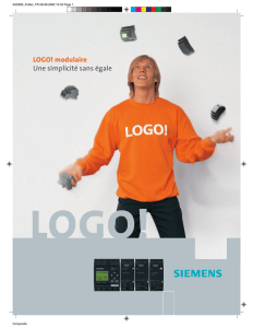 LOGO! modulaire Une simplicité sans égale