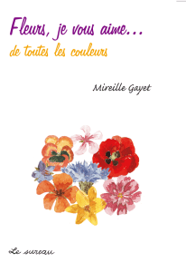 Fleurs, je vous aime